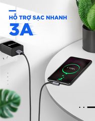 Cáp sạc nhanh type C vuông góc UGREEN vỏ bện US284 – 0.5m
