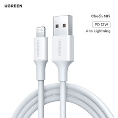 Cáp sạc nhanh Lightning chuẩn MFi UGREEN US155
