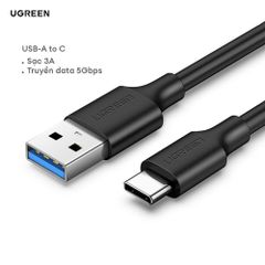 Cáp sạc nhanh và truyền dữ liệu Type C UGREEN US184
