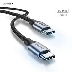 Cáp sạc nhanh Type C UGREEN US261 – Sạc nhanh PD 60W – Tốc độ truyền 480Mbps