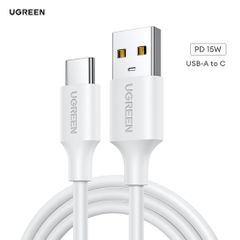 Cáp sạc nhanh Type C UGREEN US287 – Dòng sạc tối đa 3A, tương thích nhiều dòng điện thoại khác nhau