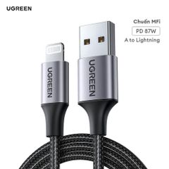 Cáp sạc nhanh Lightning chuẩn MFi UGREEN US291