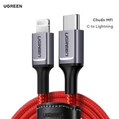 Cáp sạc nhanh Lightning Ugreen US298 – Sạc Nhanh, Truyền Dữ Liệu, 1M