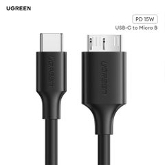 Cáp sạc nhanh Type C to Micro B UGREEN US312 | Truyền dữ liệu 5Gbps, 15W