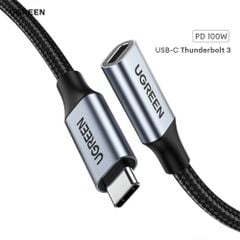Cáp sạc nhanh nối dài USB Type C Thunderbolt 3 Ugreen US372