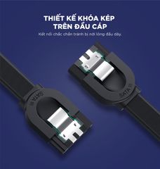 Cáp SATA 3.0 truyền tốc độ cao 6Gb/s dài 0.5m UGREEN US217