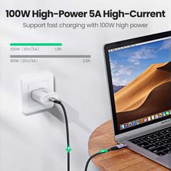 Cáp sạc nhanh Thunderbolt Type C Ugreen US355 truyền hình ảnh