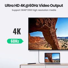 Cáp sạc nhanh Thunderbolt Type C Ugreen US355 truyền hình ảnh