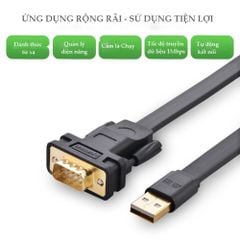 Cáp lập trình cổng COM USB 2.0 RS232 UGREEN CR107