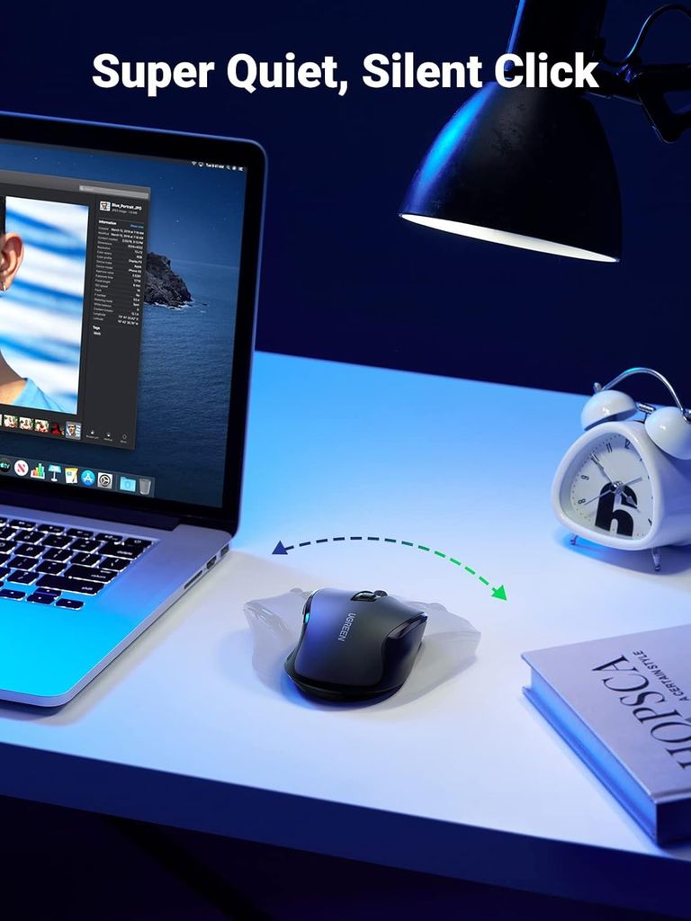 Chuột máy tính Bluetooth công thái học Ugreen MU006