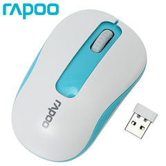 Chuột không dây Rapoo M10 Plus (Trắng Xanh)