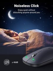 Chuột máy tính không dây Silent Ugreen MU001  4 mức DPI, nút nút bấm Silent