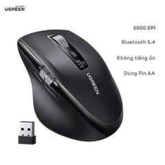 UGREEN M751 – Chuột máy tính công thái học không dây Bluetooth