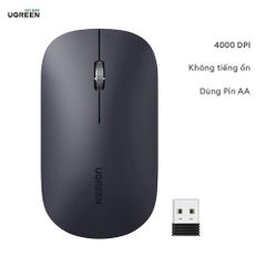 Chuột máy tính không dây Silent Ugreen MU001  4 mức DPI, nút nút bấm Silent