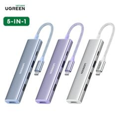 Hub Type C 5 in 1 sang HDMI 4K@30Hz, USB3.0 Ugreen CM478
