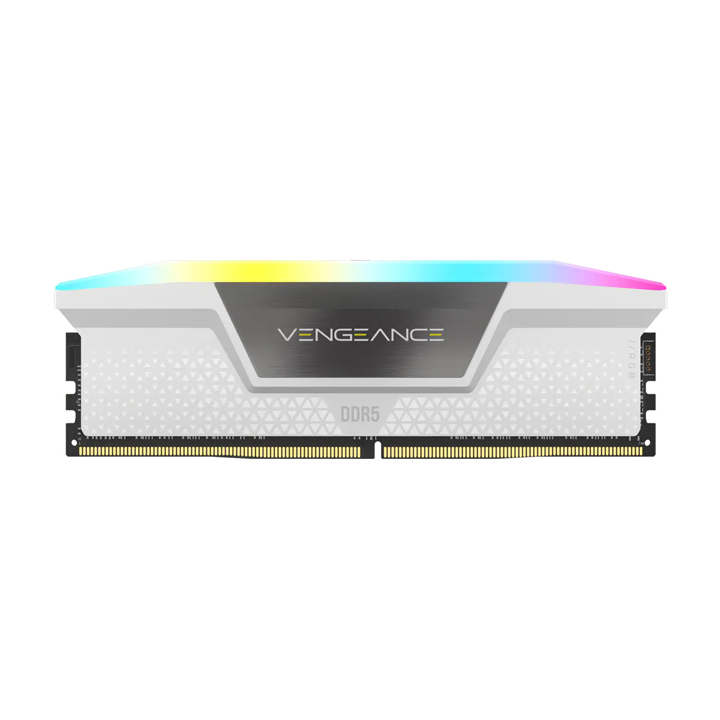 Kit Ram Corsair Vengeance RGB DDR5 32GB White (2 x 16GB) CMH32GX5M2B5200C40W