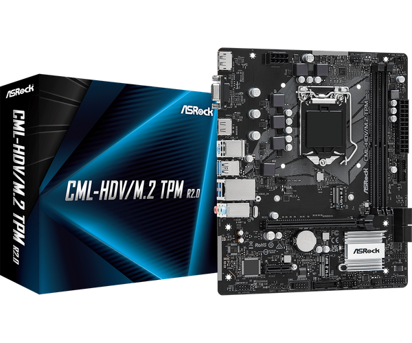Mainboard Asrock CML HDV M.2 TPM R2.0