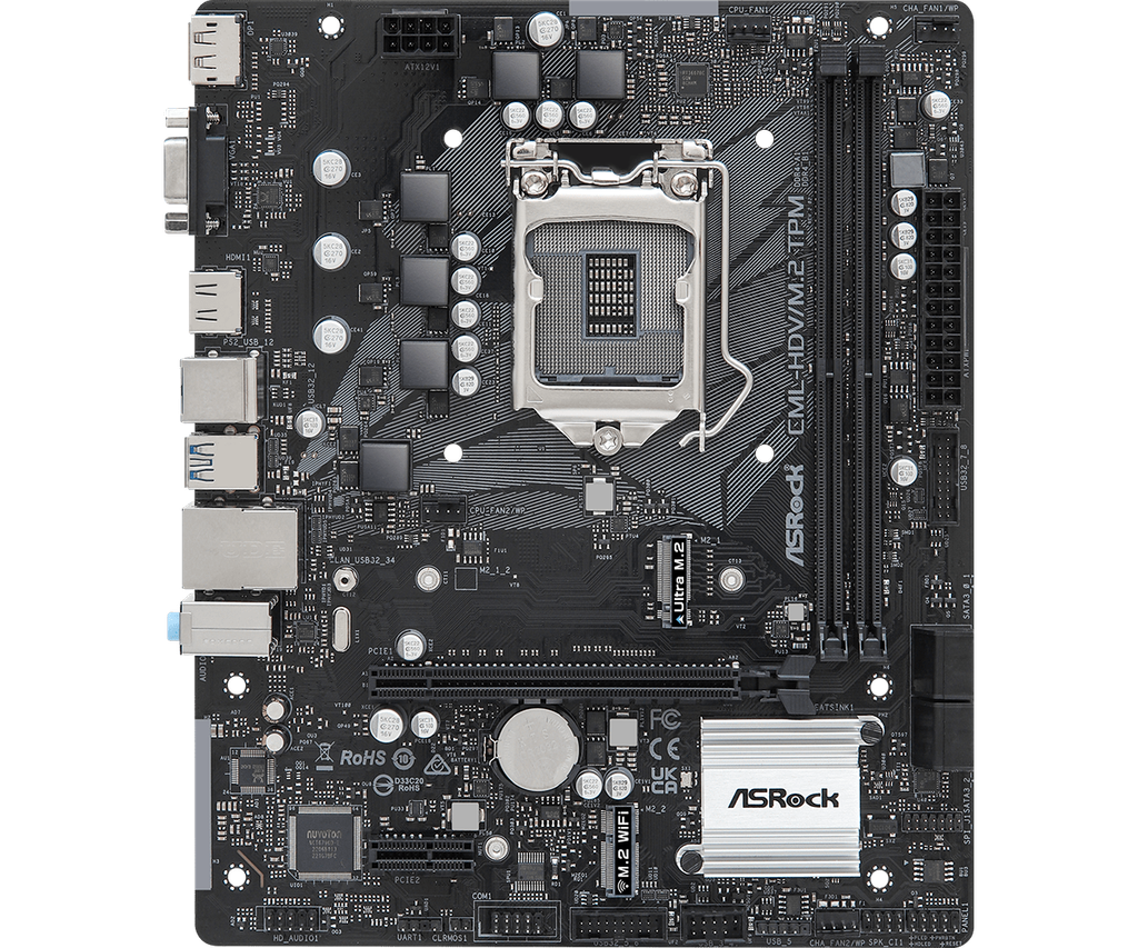 Mainboard Asrock CML HDV M.2 TPM R2.0