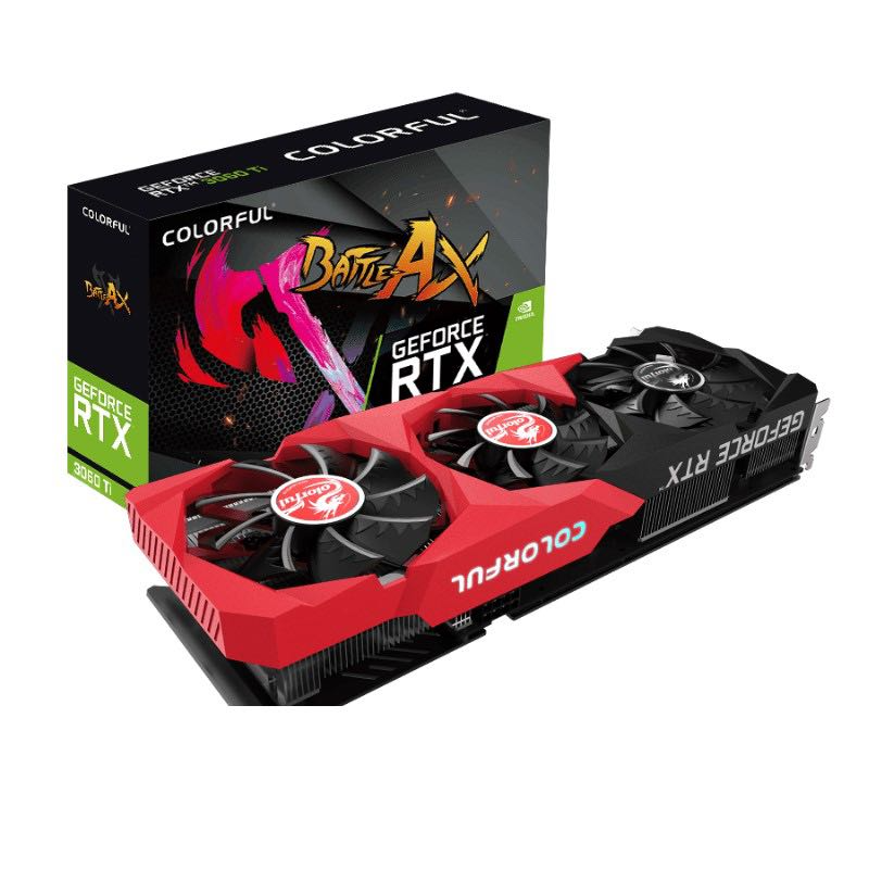 グラフィックボード・グラボ・ビデオカード COLORFUL GeForce RTX 3060 Ti Battle AX Colorful RTX 3060 Ti Battle AX 8GB Graphics Card - gpuheaven.com