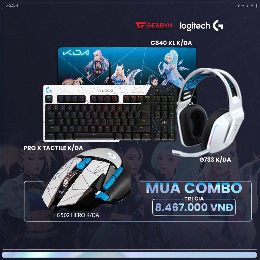 Combo Logitech KDA