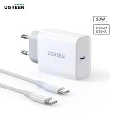 Củ sạc nhanh 30W cổng type C Ugreen CD127