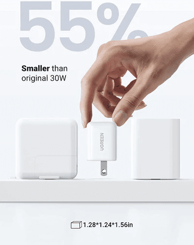 Củ sạc nhanh GaN Ugreen 40918 30W USB-C