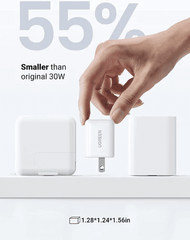 Củ sạc nhanh GaN Ugreen 40918 30W USB-C