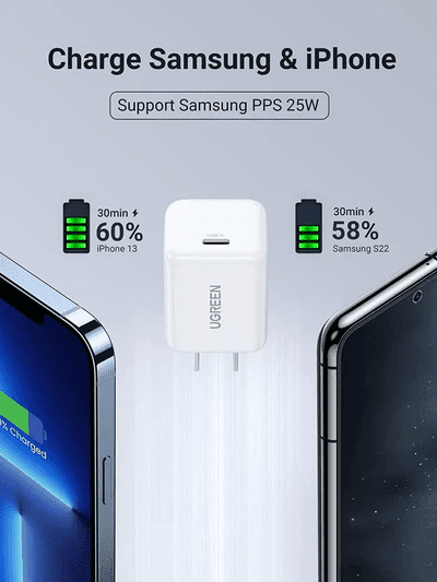 Củ sạc nhanh GaN Ugreen 40918 30W USB-C