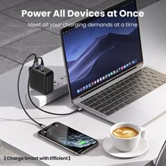 Củ sạc nhanh 65W GaN UGREEN CD224  3 cổng USB-C, 1 cổng USB-A