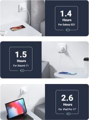 Củ sạc nhanh Type C 20W UGREEN 10219 nhỏ gọn nhỏ gọn, sạc nhanh đầu USB-C