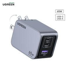 Củ sạc Type C 65W Nexode Pro UGREEN X755 2 cổng Type C, 1 cổng USB-A