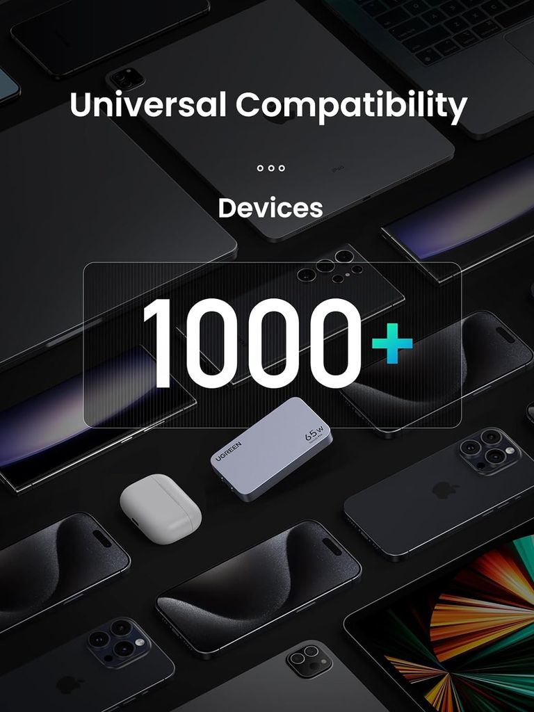 Củ sạc Type C 65W UGREEN Nexode Pro X753 GaN Ultra-Slim