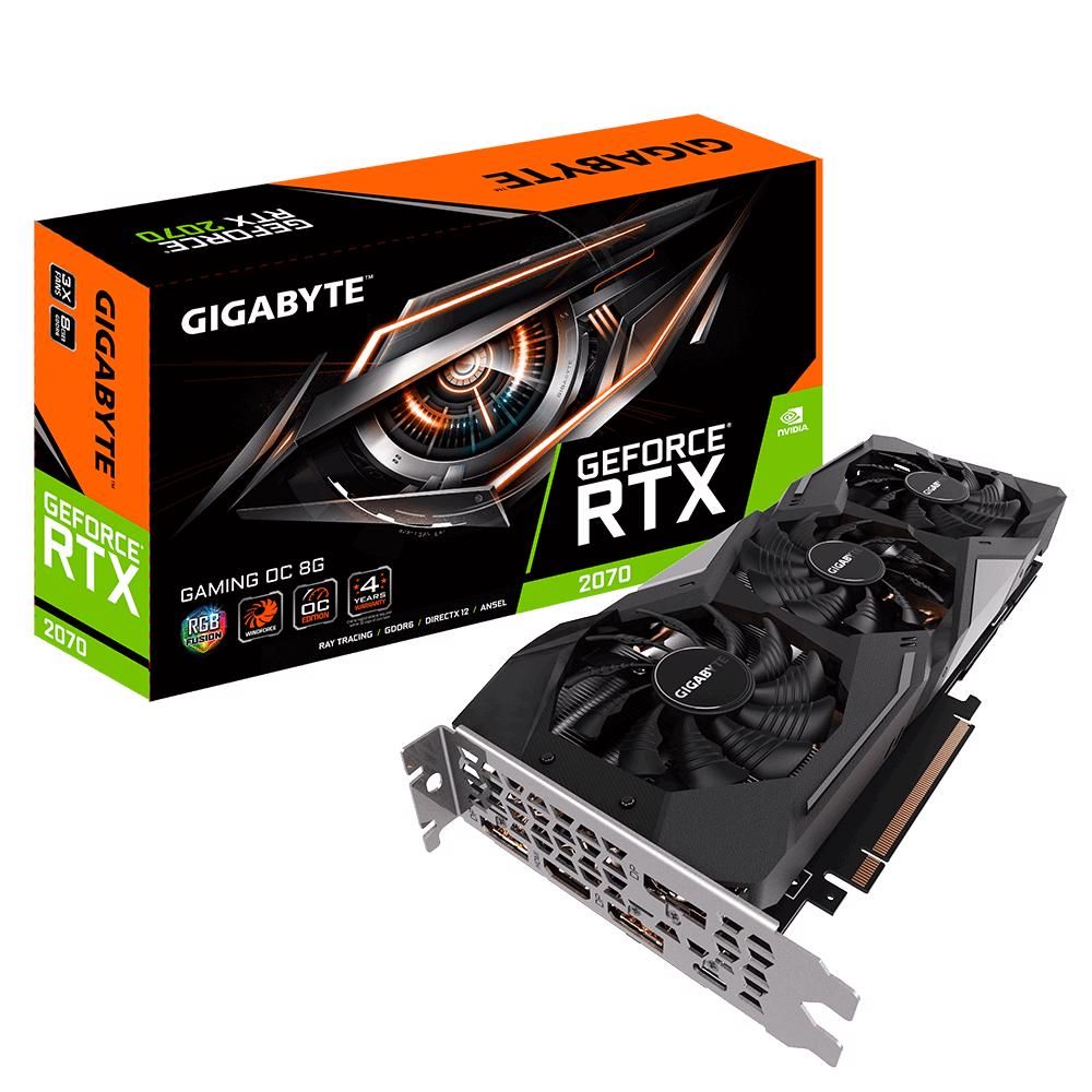 Card màn hình Gigabyte GeForce RTX 2070 Gaming OC 8GB (N2070Gaming OC-8GC)