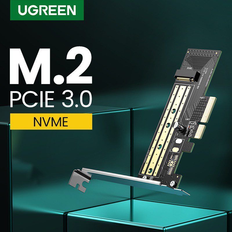 Card PCI sang NVMe UGREEN CM302 chuyển đổi ổ cứng – SSD NVMe M.2 PCIe 2280 to PCI-E 3.0 4X