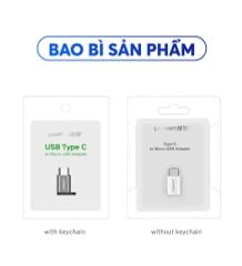 Đầu chuyển Micro USB cái sang USB-Type C  UGREEN US189