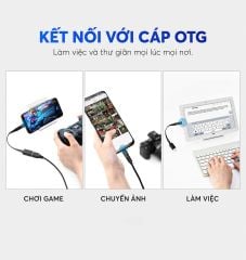 Đầu chuyển Micro USB cái sang USB-Type C  UGREEN US189