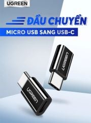Đầu chuyển Micro USB cái sang USB-Type C  UGREEN US189