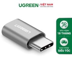 Đầu chuyển Micro USB cái sang USB-Type C  UGREEN US189
