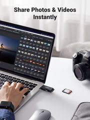 Đầu đọc thẻ nhớ USB 3.0 UGREEN CM104 – Hỗ trợ đọc thẻ TF/SD