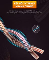 Cáp mạng 2 đầu đúc bọc hợp kim Cat7 UTP UGREEN NW107 11269
