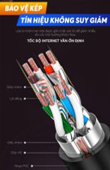 Cáp mạng 2 đầu đúc bọc hợp kim Cat7 UTP UGREEN NW107 11269