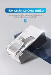 Đầu (hạt) bấm mạng RJ45 cho dây CAT6 bọc inox chống nhiễu UGREEN NW111