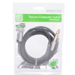 Dây âm thanh 3.5mm đực sang 6.5mm mạ vàng 24k cao cấp UGREEN AV127