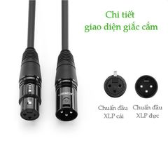 Dây nối dài XLR (Cannon) 3-pin UGREEN AV130