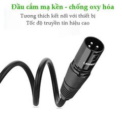 Dây nối dài XLR (Cannon) 3-pin UGREEN AV130