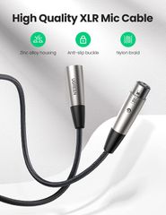 Dây Audio nối dài MIC XLR dây dù bện UGREEN AV185