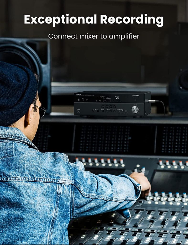 Dây Audio nối dài MIC XLR dây dù bện UGREEN AV185