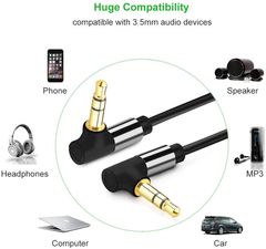Dây AV 2 đầu 3.5mm vuông góc dài 3M UGREEN AV139 30560