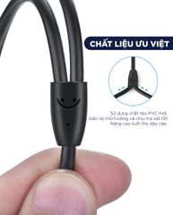 Dây cáp Audio 3.5mm ra 2 đầu RCA (Hoa sen) dài 5M UGREEN AV116 10591