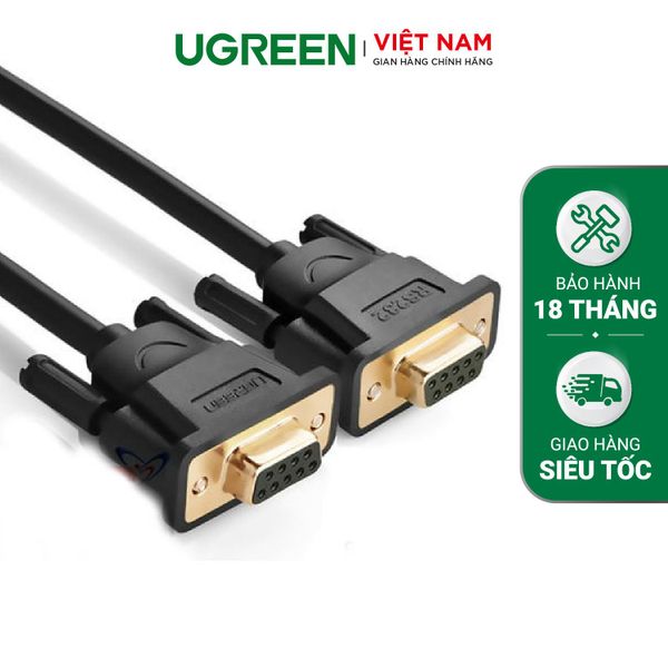 Dây nối dài COM RS-232 đực sang cái UGREEN DB101